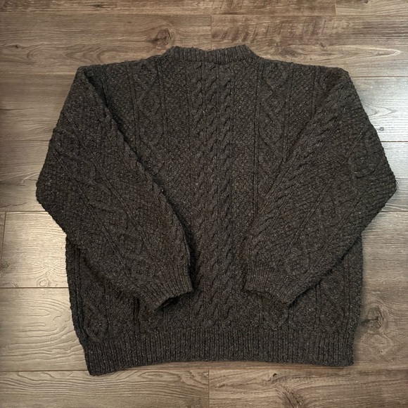 Nonia Newfoundland Handknits wool cable knit sweater fisherman’s style - Picture 4 of 11